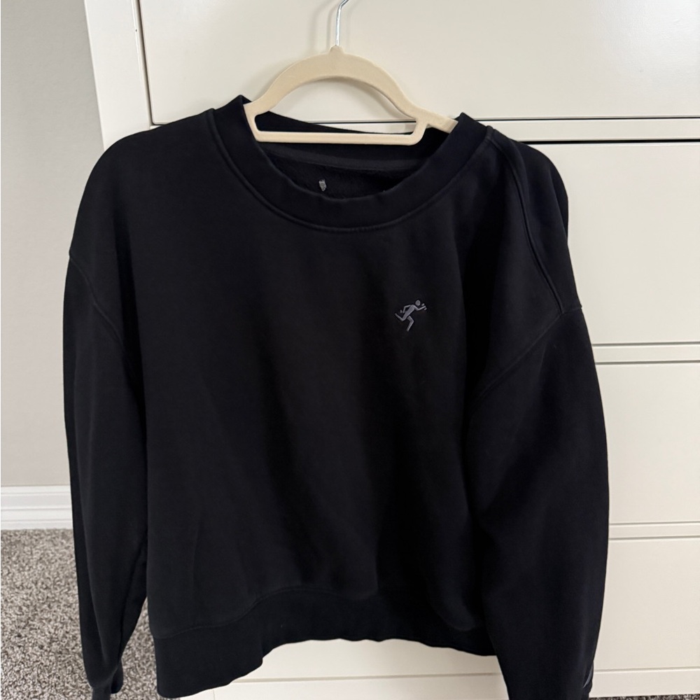 Elegant Black Crewneck Sweater